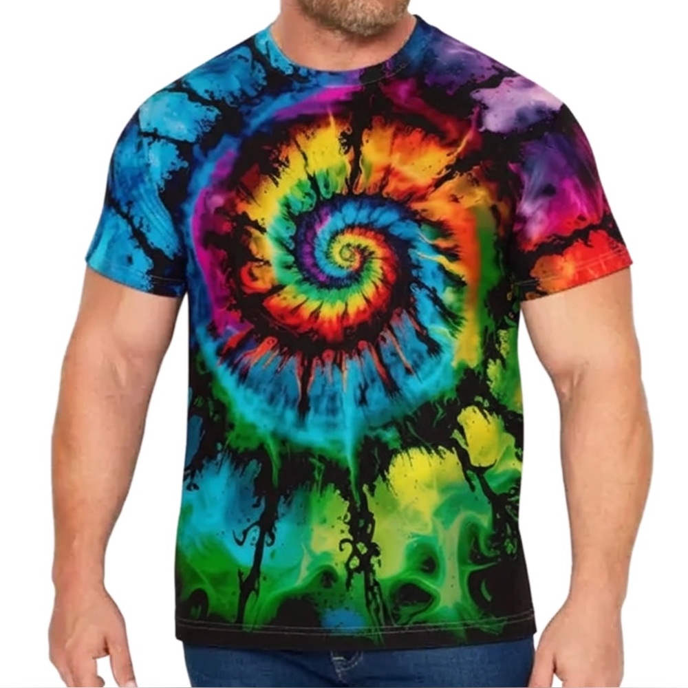 70’s Tie-Dye Swirl Shirt